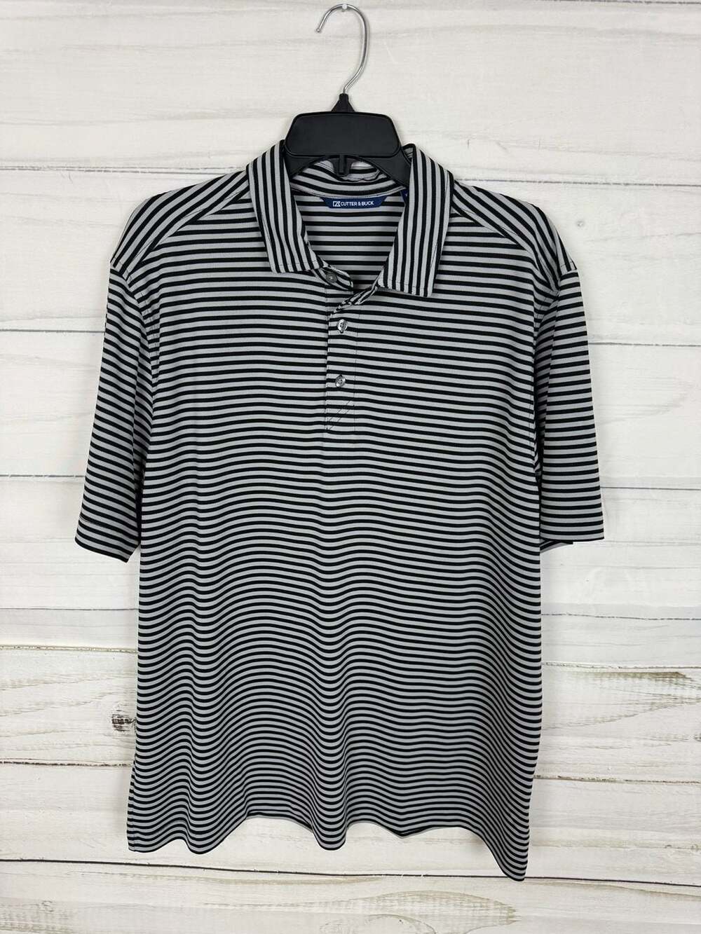 Cutter & Buck Men's Striped Performance Golf Polo Shirt Size XL - Picture 1 of 7